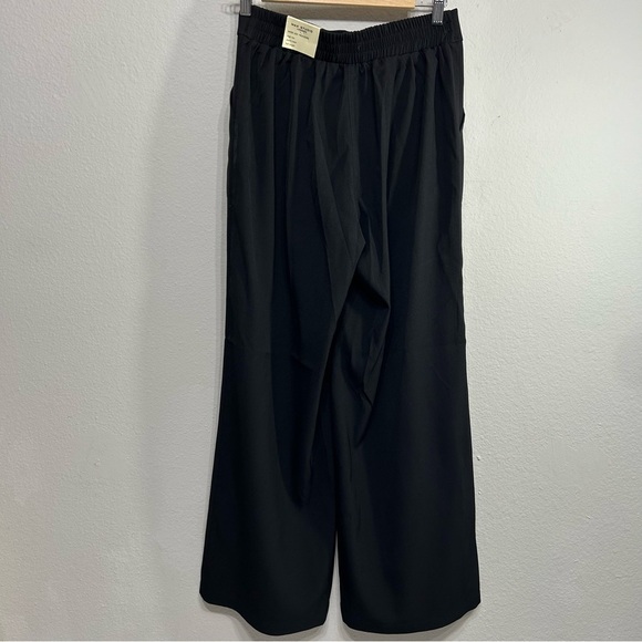 Max Studio London Wide Leg Trousers high rise elastic back full Size S - Picture 3 of 13